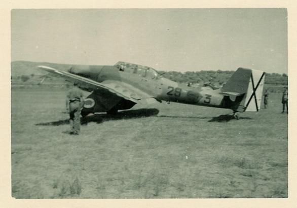 Ju-87A Stuka Code 29-3, on its undercarriage had the emblem of Jolanthe.........................................