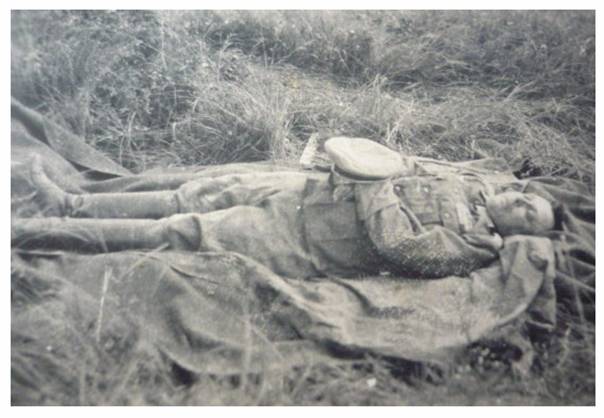 In this assault was KIA (June 15, 1940) by flanking machine gun fire the Battalion Commander, Maj. (and SA Standartenführer) August Raben...............