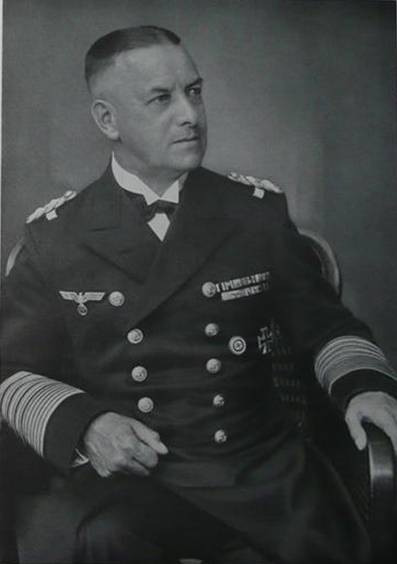 Generaladmiral Raeder – Oberbefehlshaber der Kriegsmarine.
