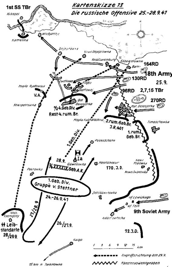 Russian offensive from 25 till 28 Sep 1941.