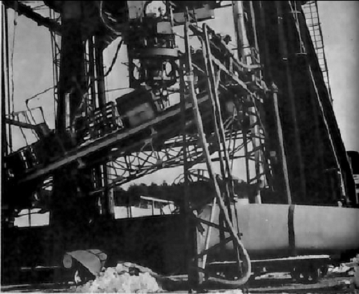 Test stand of motors of a-4.