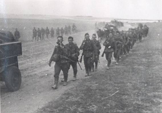 Long marches marked the operations of the summer of 1942.