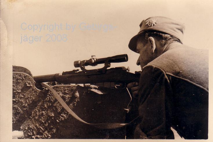 Testing a captured Mossin Nagant sniper rifle