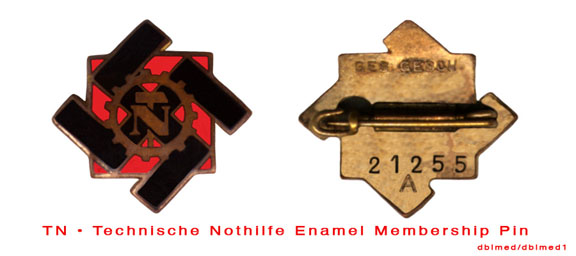 TN Membership Enamel Pin - Opaque Type, Dave
