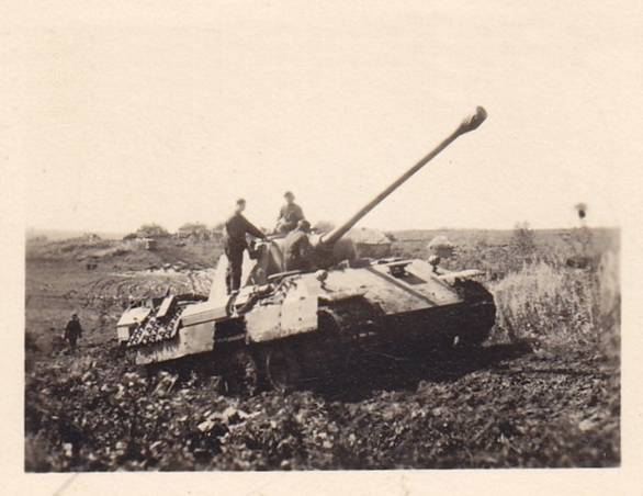 A Pz Kw V &quot;Panther&quot; Ausf. D during a lull in combat ..........................................