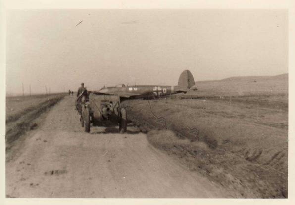 A He-111 of KG 55 after a forced landing in western Ukraine .........................................