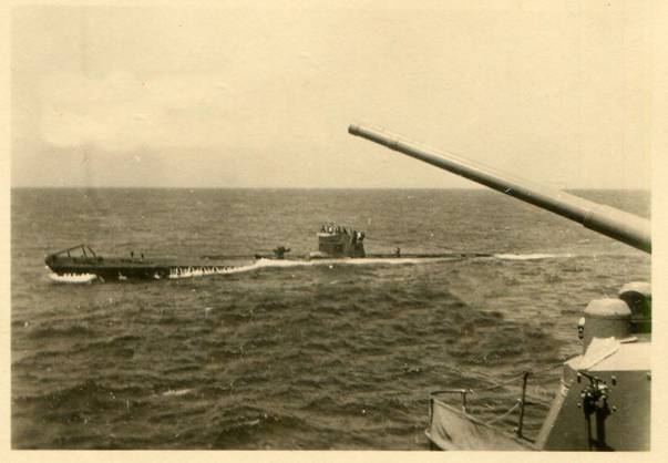 U 124 seen from Admiral Scheer, March 16, 1941...................................