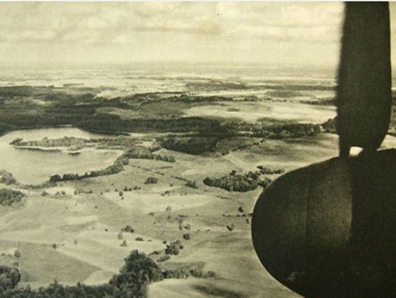 An aerial view of Polish land - Sep 1939.