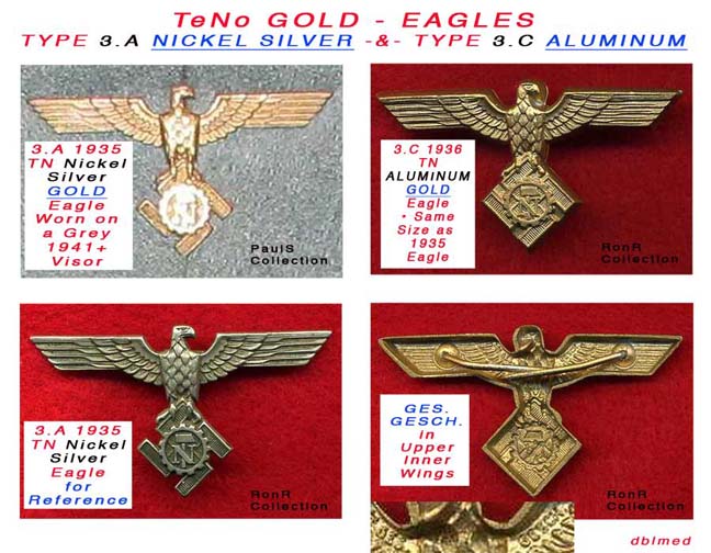 ASSMANN TN EAGLES: Nickel Silver GOLD Eagle + Aluminum GOLD Eagles