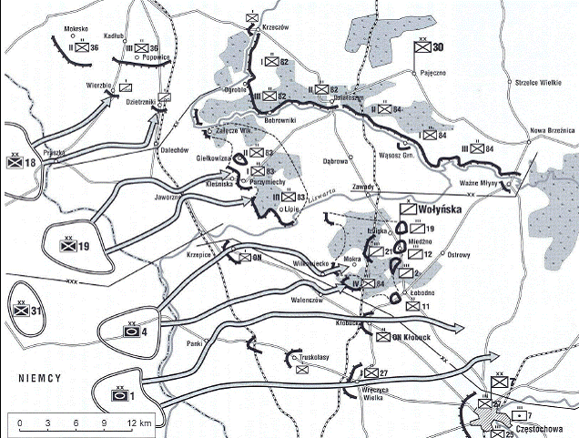 Situation on September 01 of 1939.