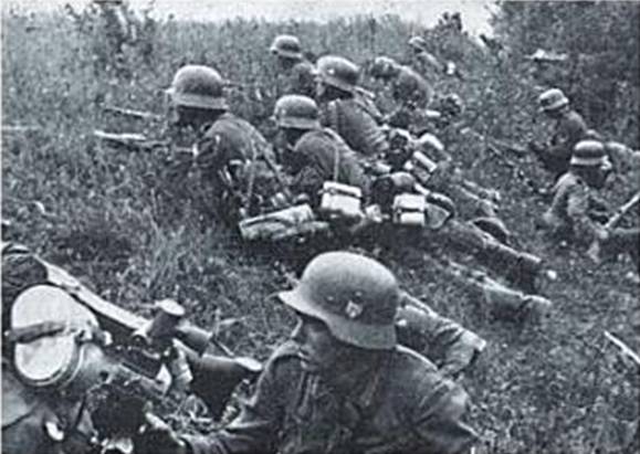 German troops ready to attack - Summer of 1941.