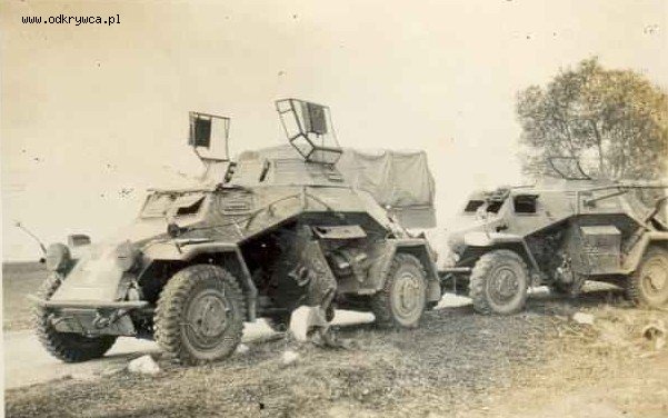 German armoured vehicles destroyed near Zarki