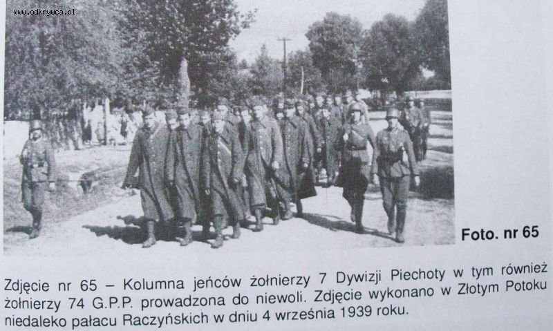 Group of Polish POWs in German captivity - Zloty Potok, 4 IX 1939