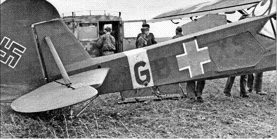 The ambulance (sanka) has reached the airfield with the wounded soldier......