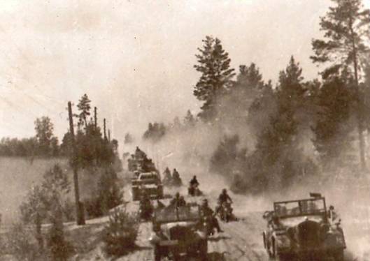 Towards Dretün - July 14 of 1941.