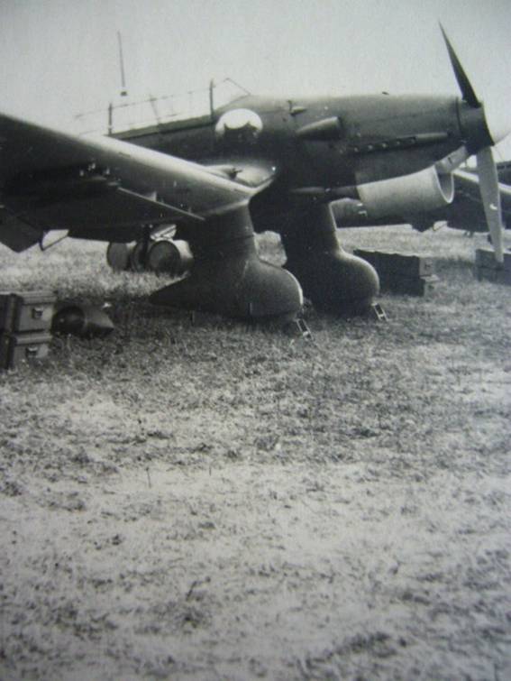 A Ju-87 B somewhere in the Balkans.