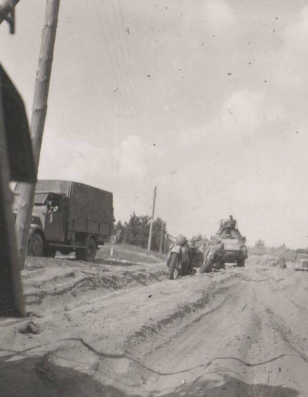 Sandy roads……………….Russia 1941.