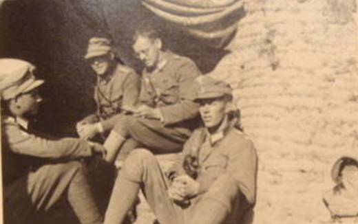 Staff officers belonging to the GJR 98 - Lemberg/Lwow 1939.