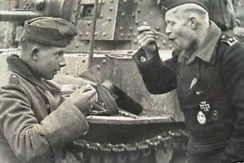 Sharing the stew - Fall 1941.