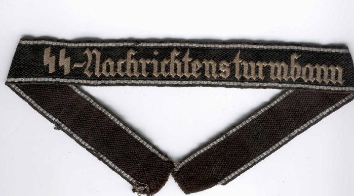 SS-VT Nachrichten Sturmbann Collar Tab