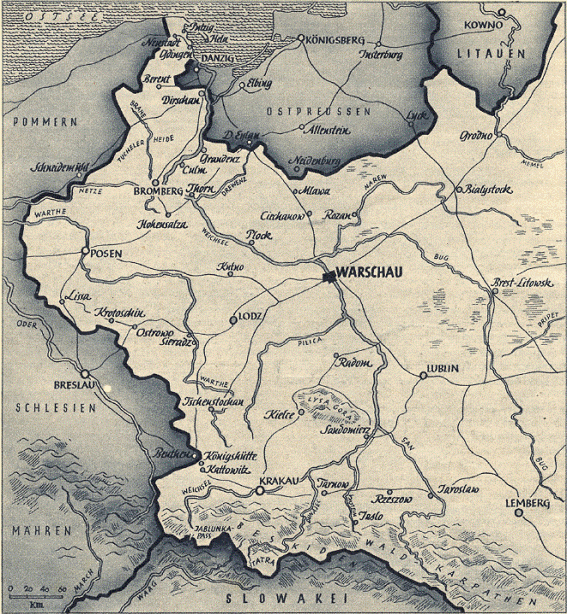 Area of operation. Der Adler No. 16. 1939.
