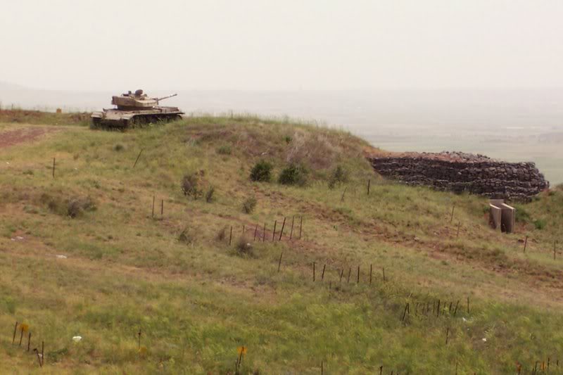 A Centaurion tank placed in its original position.