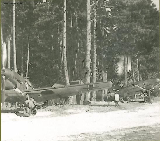 Bf-109D of the JGr 102 at the airfield of Gross-Stein?...................
