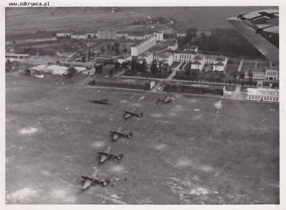 Ju-52/3m at Krakow......................................<br />&quot;Foto Luftwaffe Flugzeug Ju 52/3m auf dem Flugplatz Krakau im September 1939.&quot;