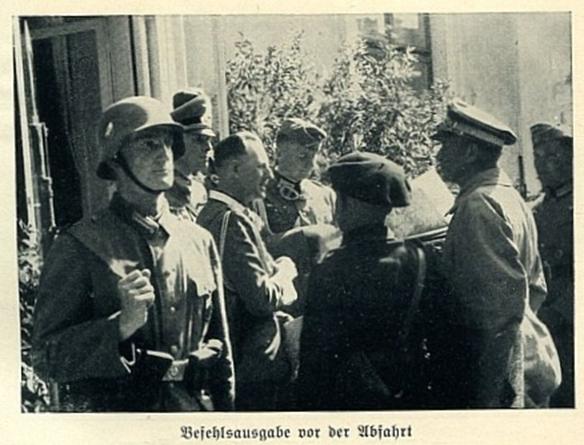 Orders before the march (Rommel was in scene).............................