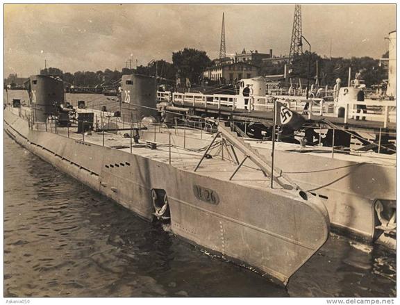 U-Boot U 25 (mit U-26). 2. Unterseebootflotille Saltzwedel in 1936 Item number: 86953410
