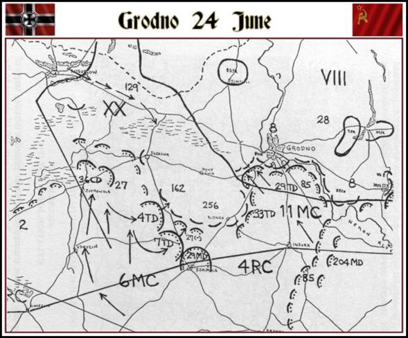 Counterattack at Grodno - 1941.......................................<br />http://ww2diario.blogspot.com.ar/2011/06/los-panzer-ahogan-en-un-bano-de-sangre.html
