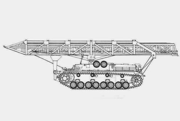 Sketch of the vehicle with infantry assault ladder ...............................