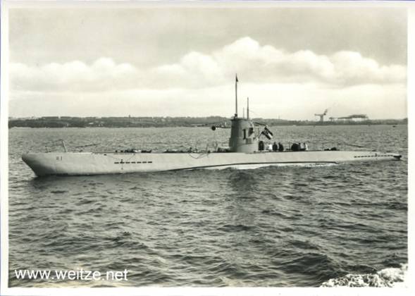 U-1: sunk on April 6, 1940 in the North Sea north of Terschelling, in approximate position 54.14N, 05.07E, by a mine in the British Mine field No.7...........................................